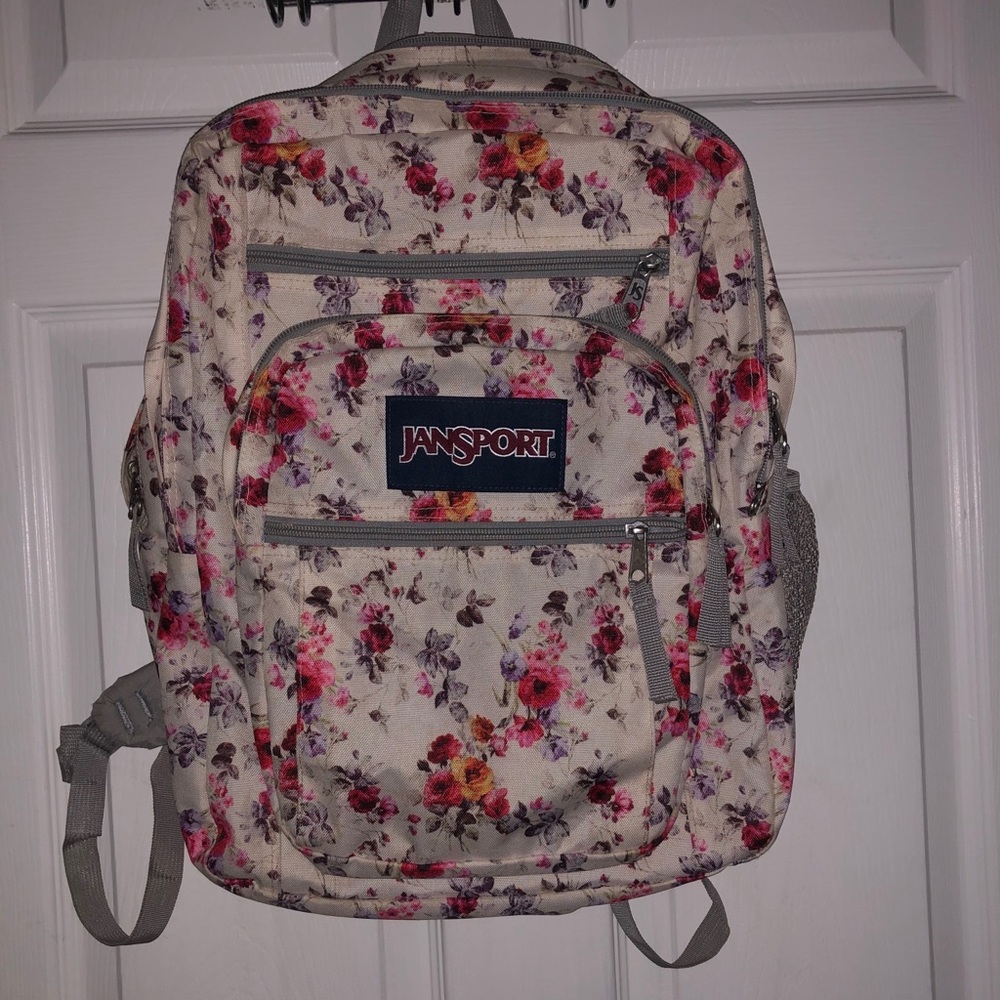 flower jansport backpack